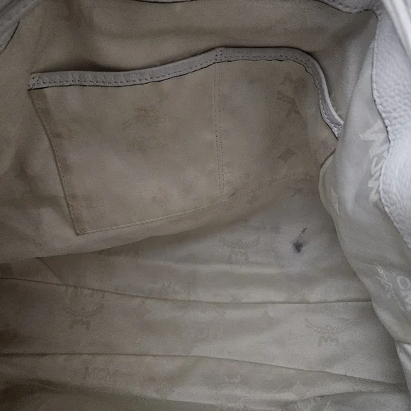 MCM White Leather Bag - Picture 13 of 16